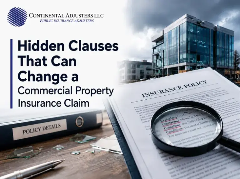 commercial property insurance claim
